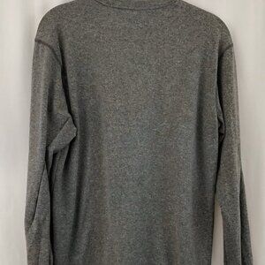 REI Marled Heather Grey Capsule Stretchy long sleeve Base Layer Hiking shirt M